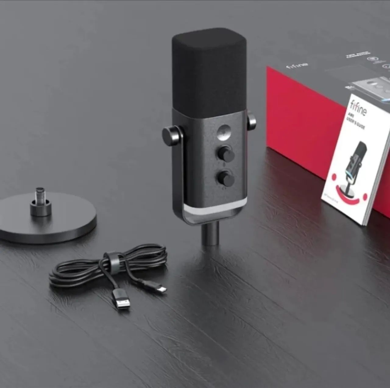 Microfone Fifine XLR AM8 Dinâmico - Foto 3
