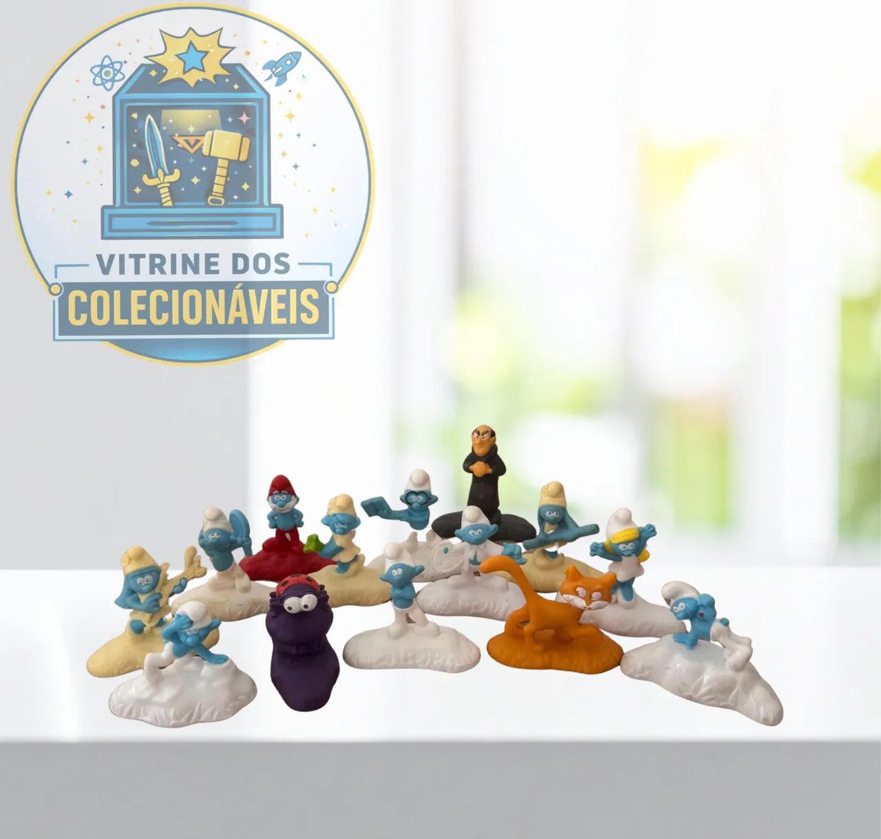 Os Smurfs Miniaturas MC 2017