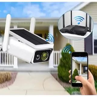 Câmera Externa IP Wifi HD Prova D'gua Energia Solar com Bateria - Foto 5