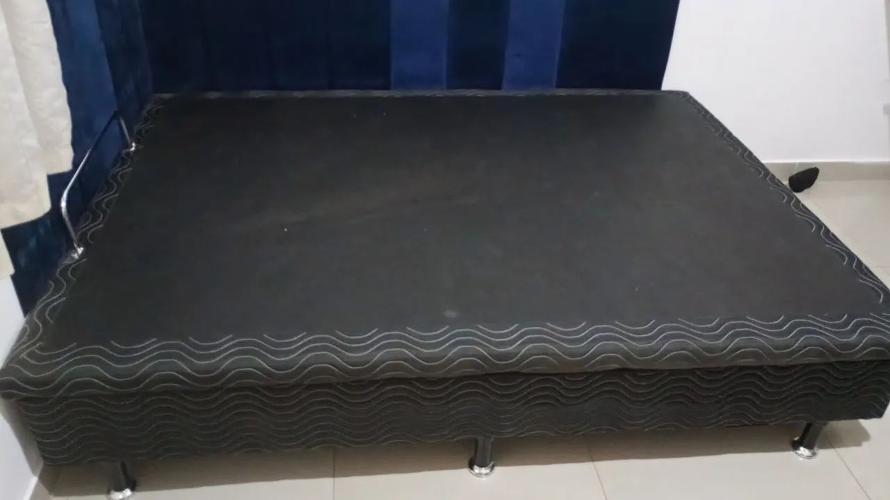 Base cama de casal baú 