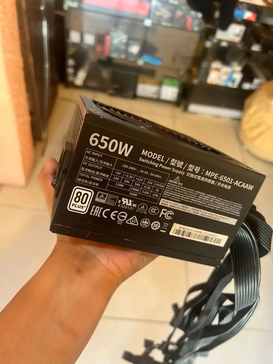 FONTE COOLER MASTER MWE WHITE 650W - Foto 2