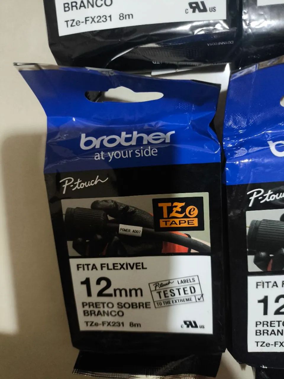 Fita para rotuladora brother TZE FX231 - Foto 2