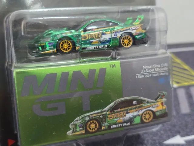 LB-Super Silhouette Nissan Silvia S15 Fausto Racing - MiniGT - Foto 2