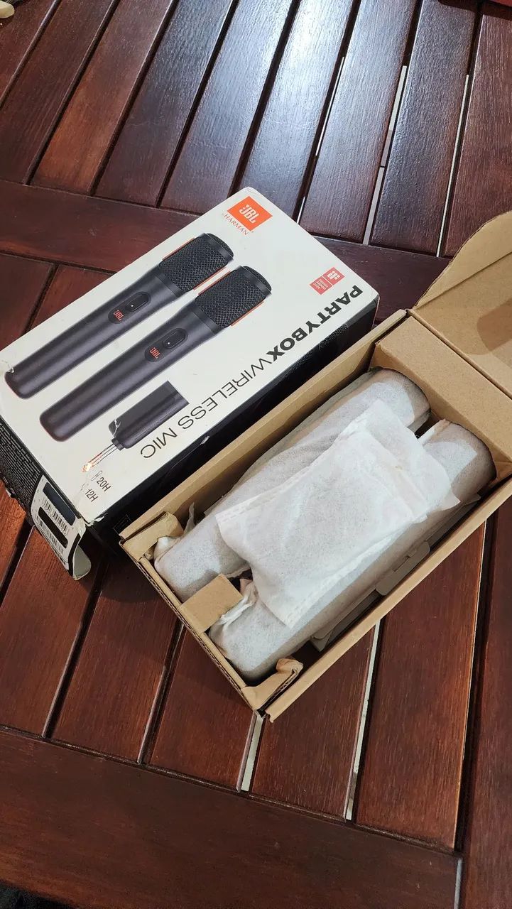 Kit Microfones JBL sem fio Wireless com Receptor - Foto 2
