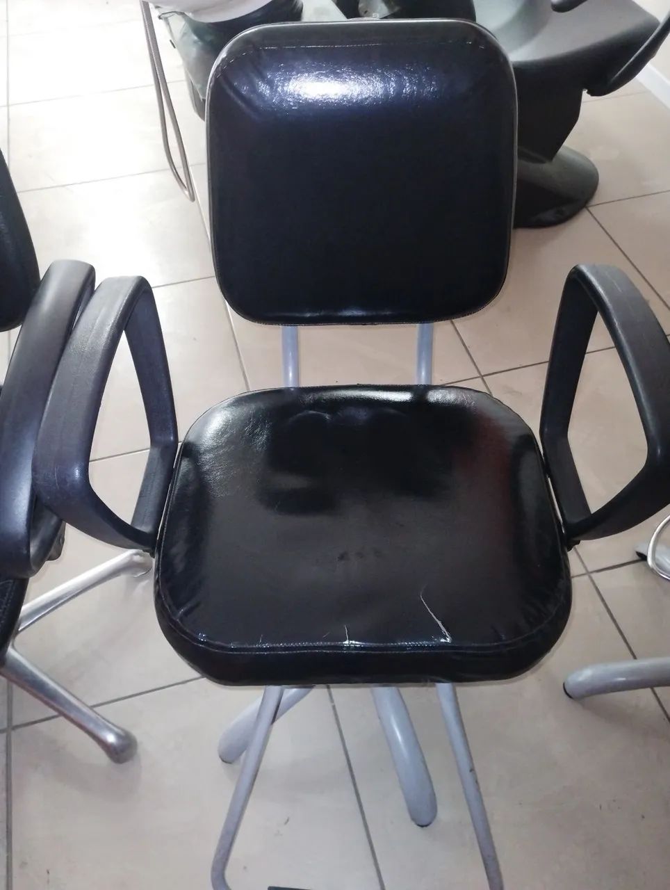 Cadeiras hidráulica salão 