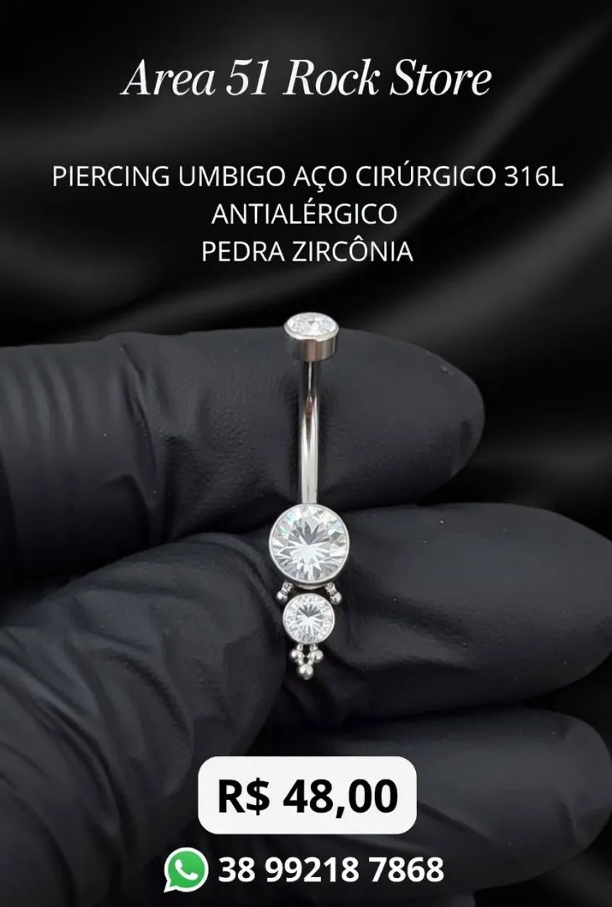 Piercing para umbigo linha Premium  - Foto 5