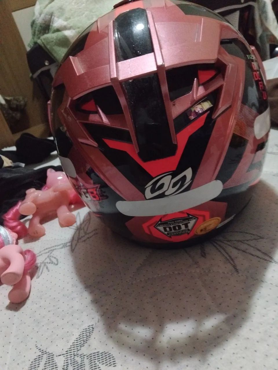 Capacete rosa  - Foto 3