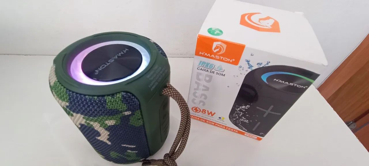 Caixa de Som Bluetooth 8W potente grave - Foto 3