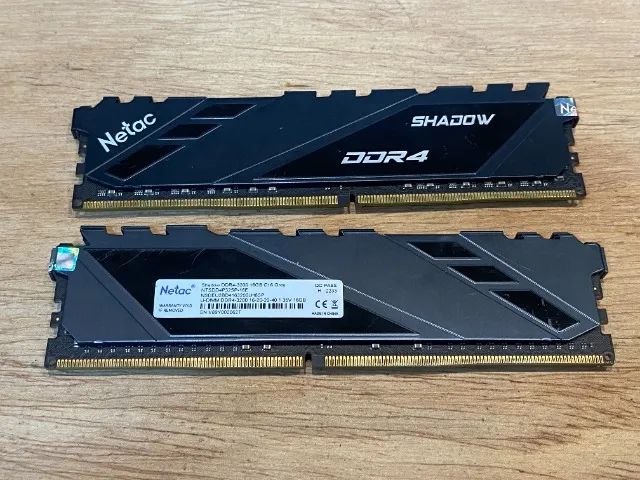 RAM 32GB DDR4 3200MHz CL16 - 2x 16GB - Troco por kit xeon