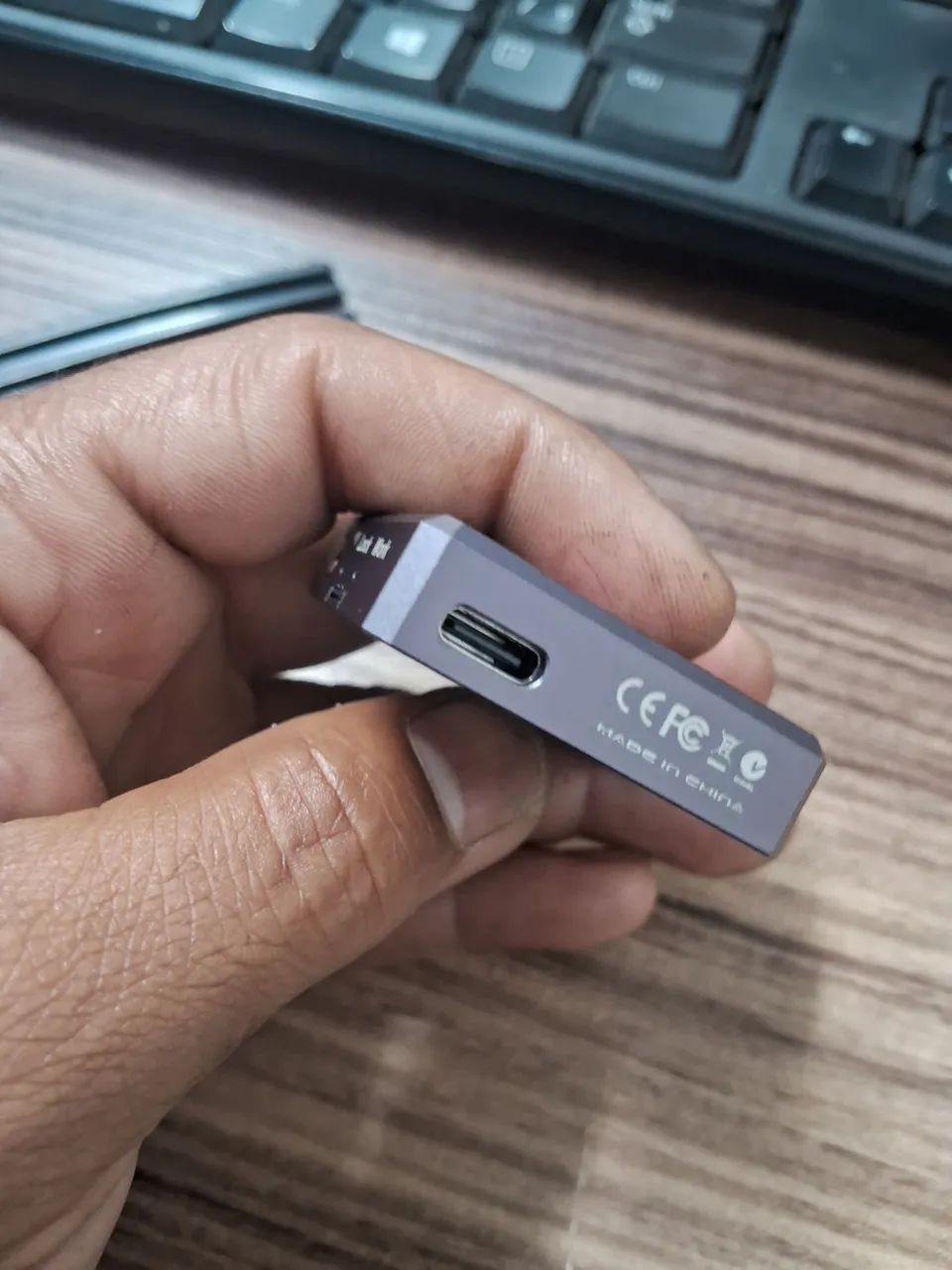 mini NVME 128gb 100% funcionando perfeitamente TipoC - Foto 3