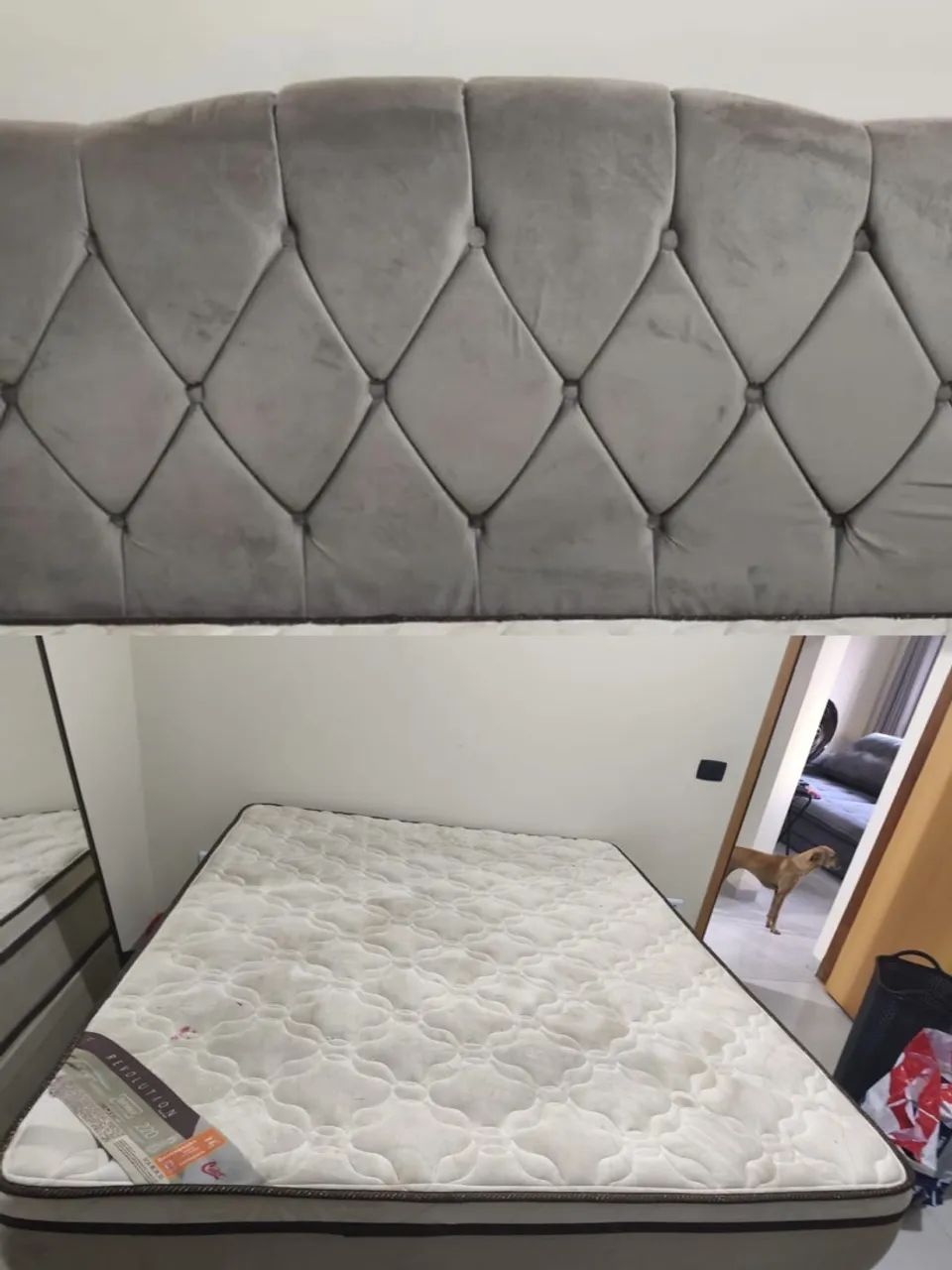 Cama Queen com cabeceira