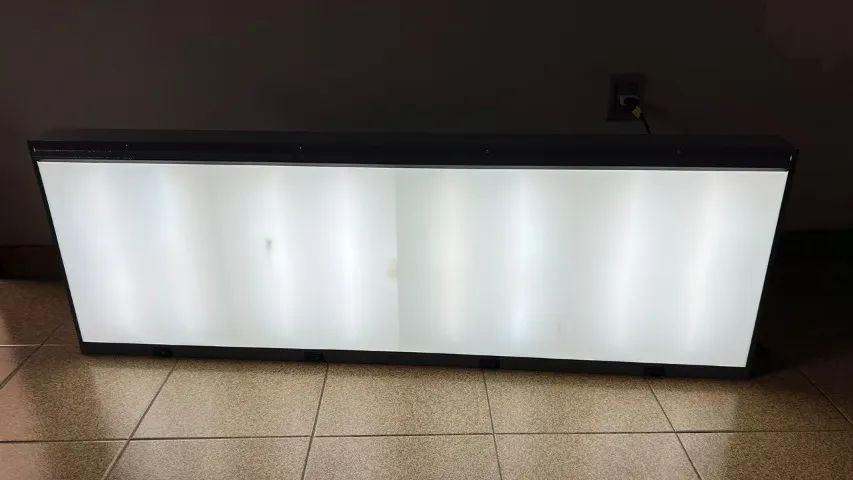 Negatoscópio de 4 corpos para parede metal  - Foto 3