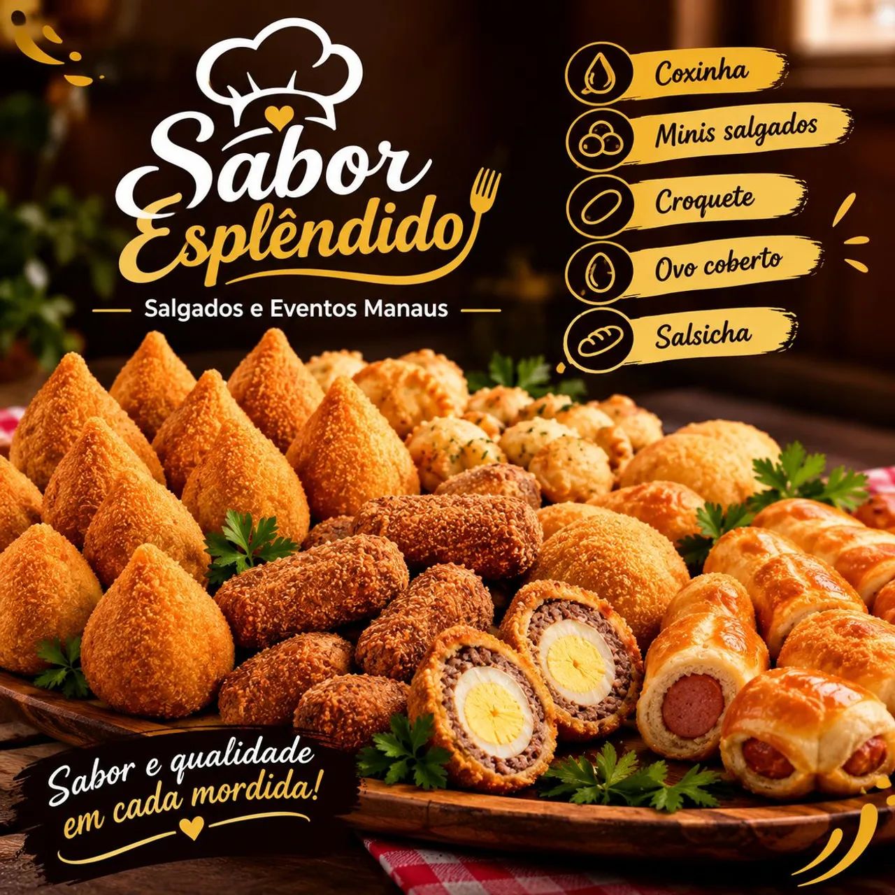 SABOR ESPLÊNDIDO | SALGADOS & EVENTOS MANAUS - Foto 4