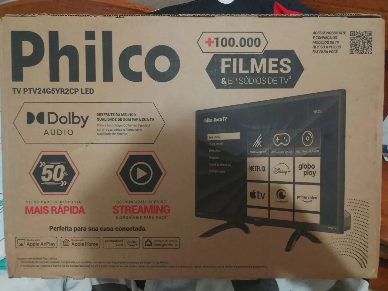 TV PHILCO 24" SMART - NOVA, LACRADA - Foto 4
