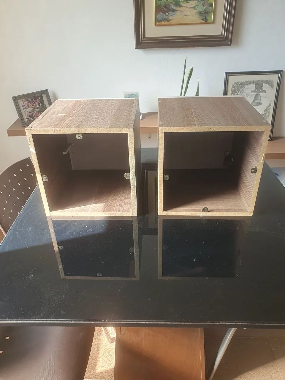 2 nichos de parede com porta quadrado - Foto 2