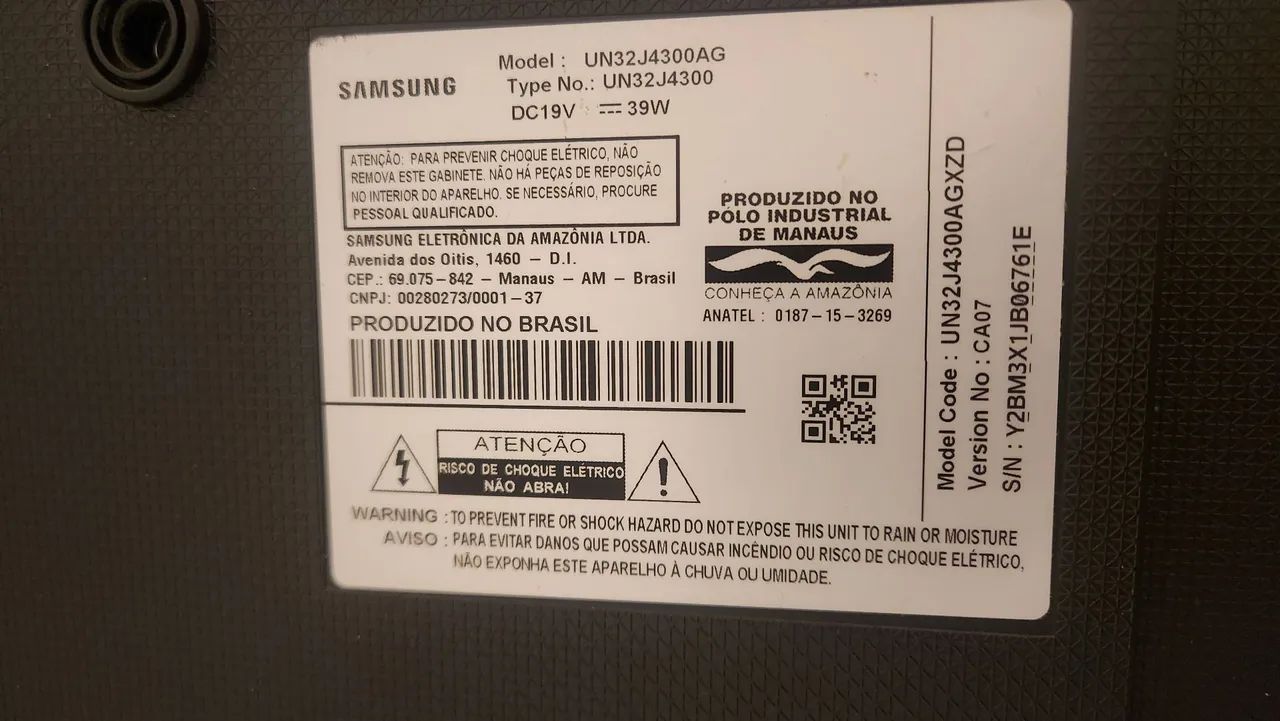 Smart TV Samsung 32 polegadas - UN32J4300AG - Foto 3