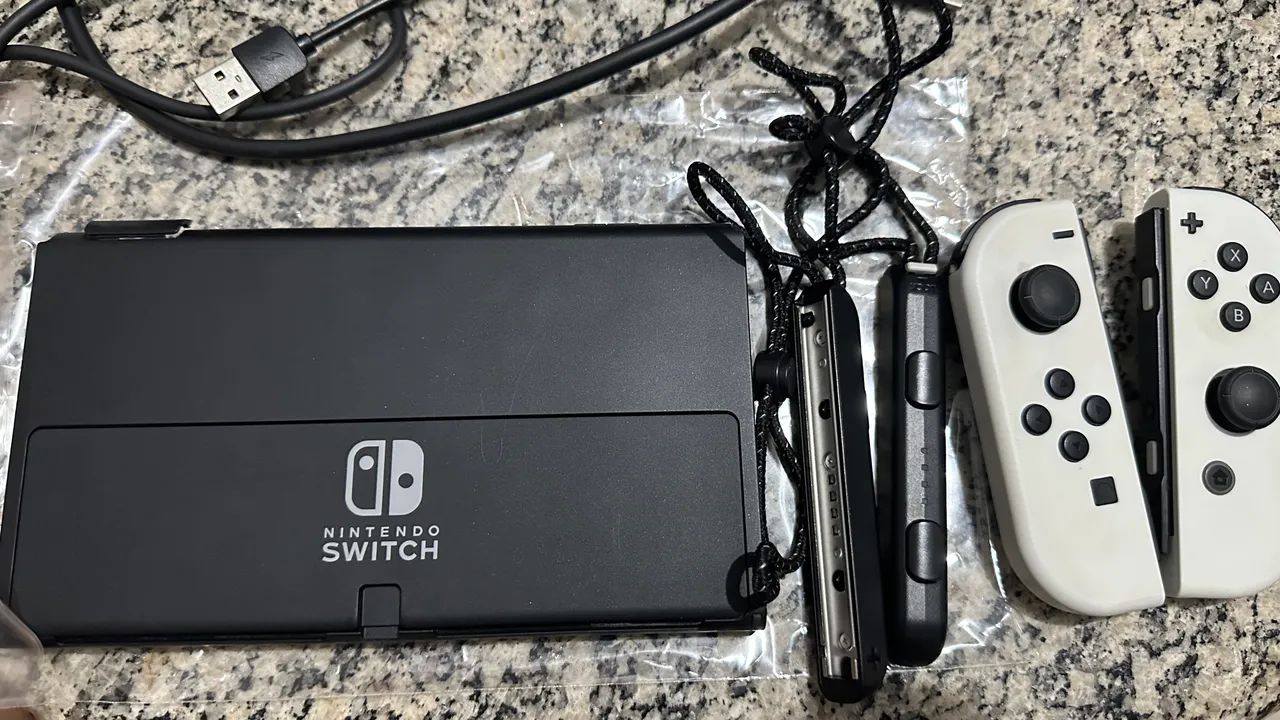 Nintendo Switch Oled (Branco) - Foto 5
