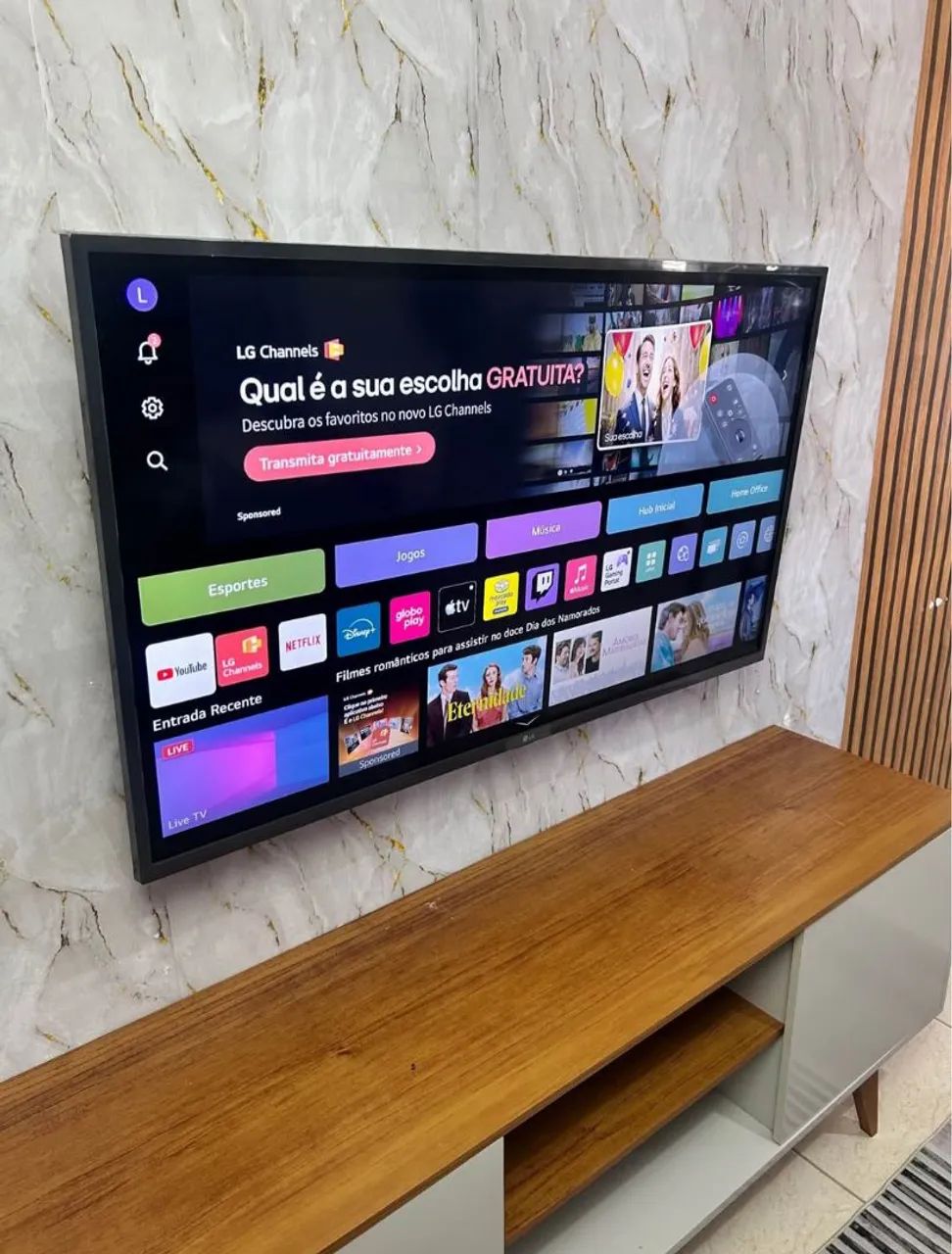 Smart 50 LG 4k bem conservada  - Foto 2