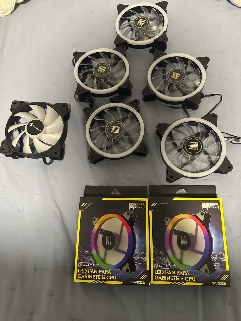 Fans gamers com led