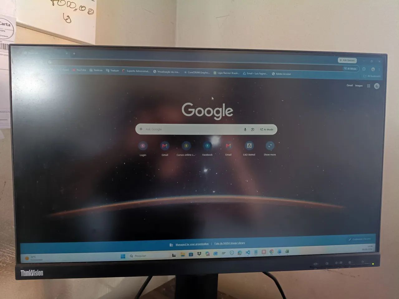  Monitor Lenovo 24  polegadas  - Foto 2