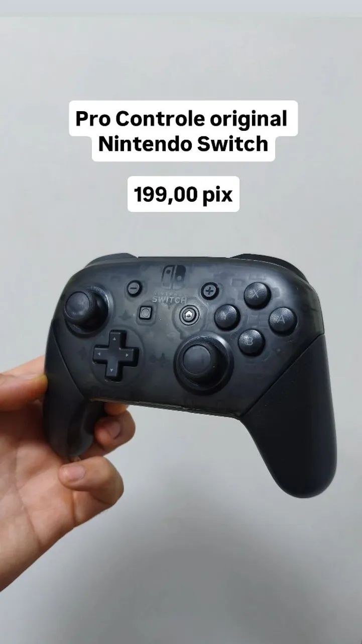 Pro controle Nintendo Switch 