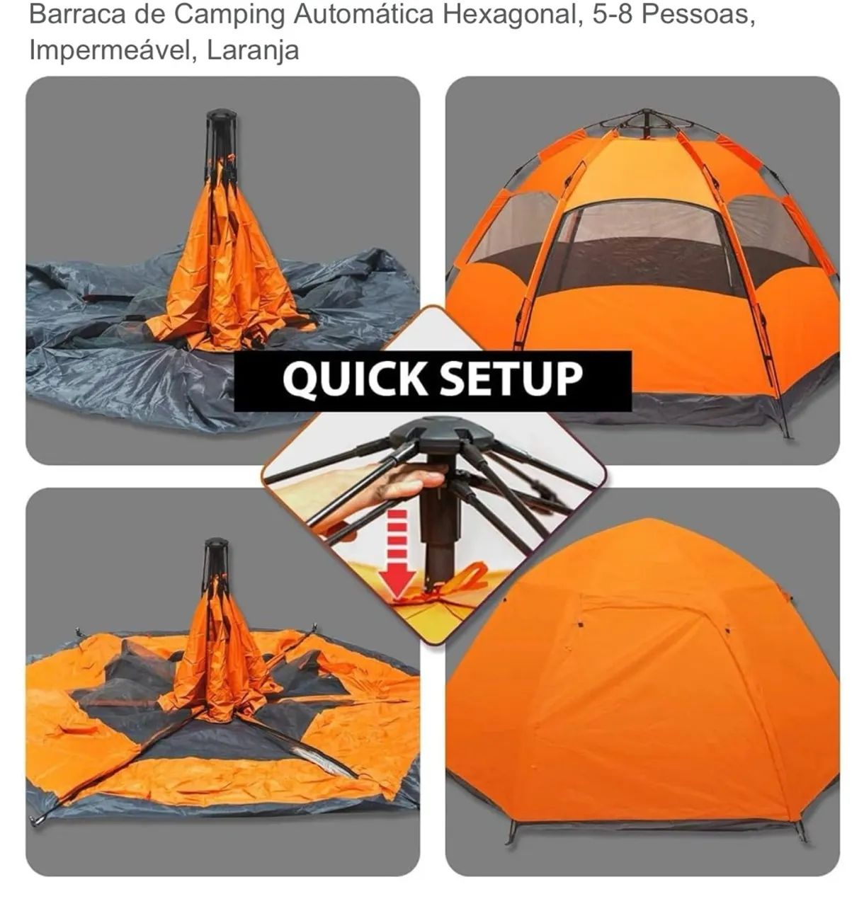 Barraca Camping 4 lugares - Foto 2