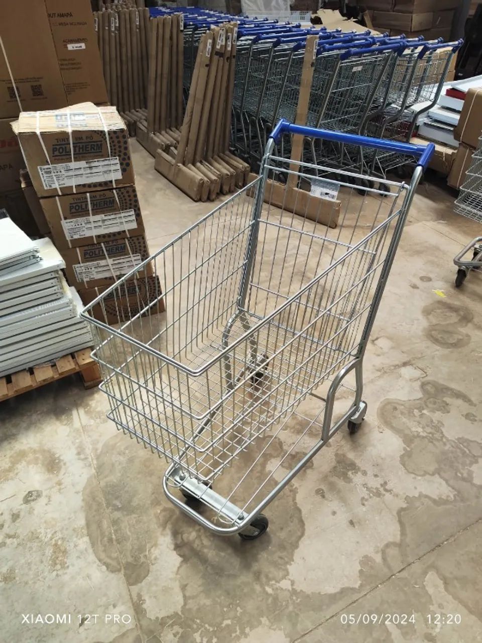Carrinho de compras 90 litros Simples - Foto 3