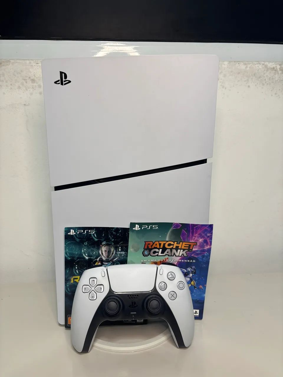 Ps5 Slim + 2 jogos bundle - Foto 5