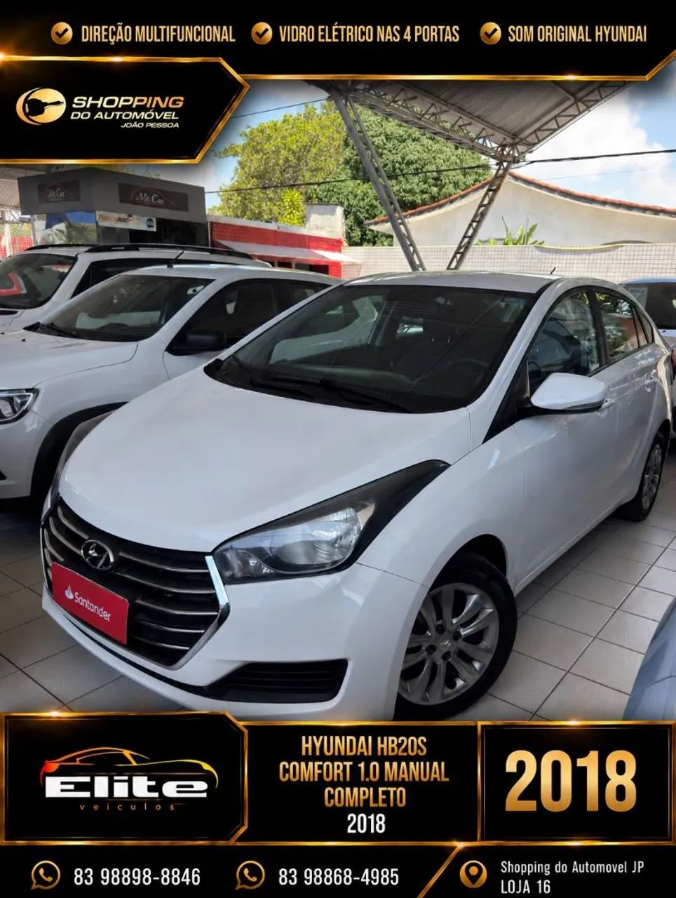 Hyundai Hb20S HB20S C.Plus/C.Style1.0 Flex 12V Mec. 4P 2018