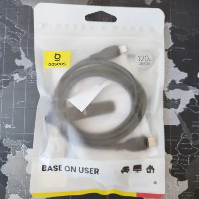 Cabo Premium Baseus USB-C para Lightning 20W para iPhone - Foto 4