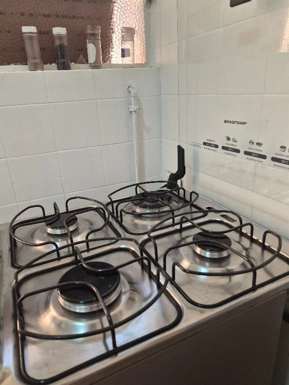 Fogão Brastem Ative 4 bocas com grill e timer - Foto 2