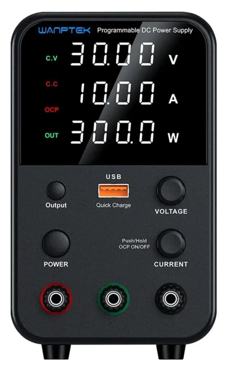 Fonte de Bancada Wanptek 30V 10A 300W - 4 Dígitos - Foto 3