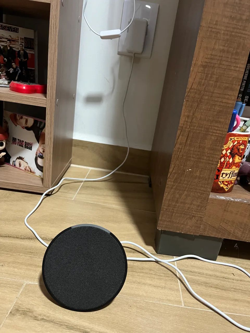 Echo Pop Amazon Alexa Preto - Pouquíssimo Uso + Caixa Original  - Foto 2