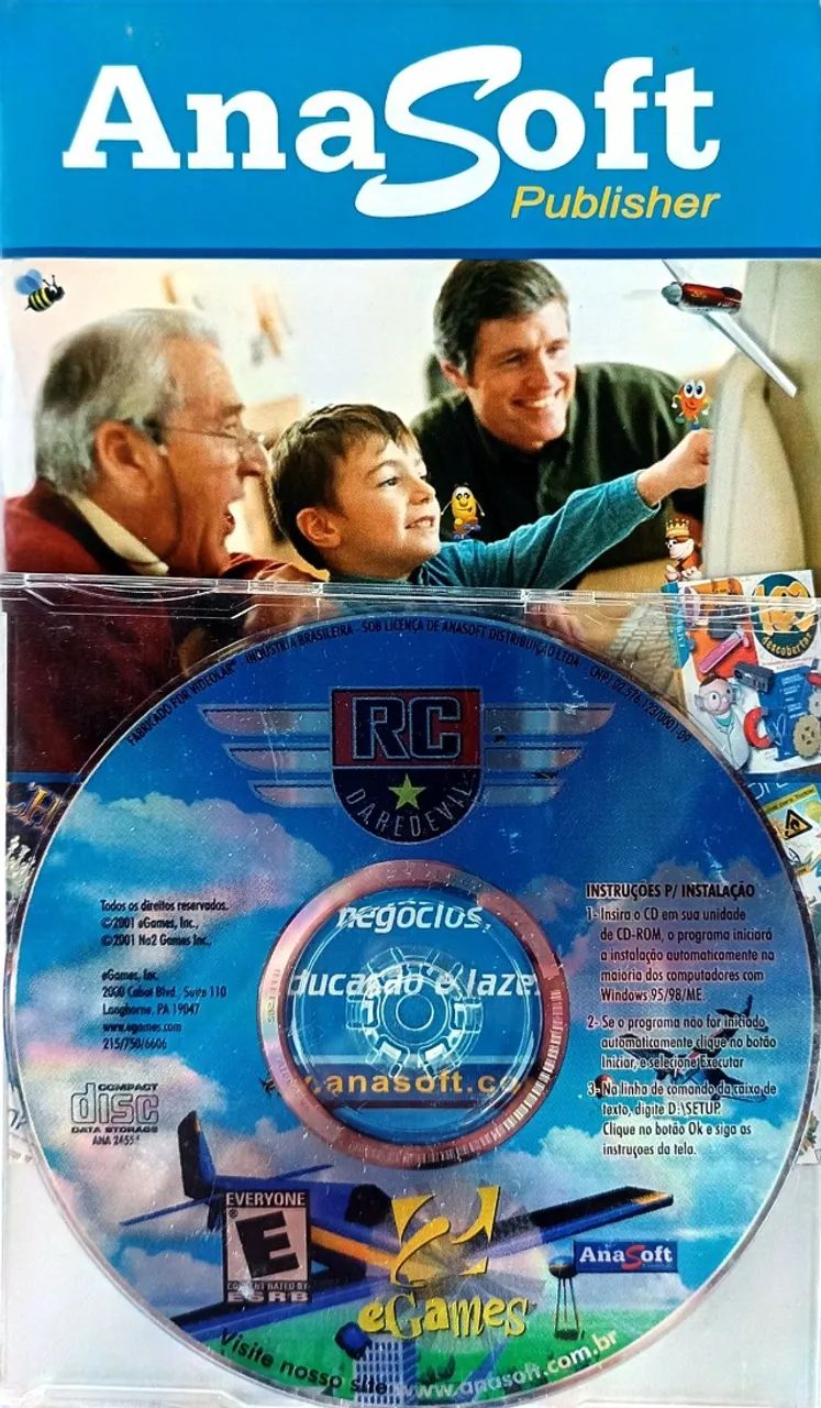 Cd De Jogo Rc Daredevil Pilote Uma Aeronave O43 - Foto 4