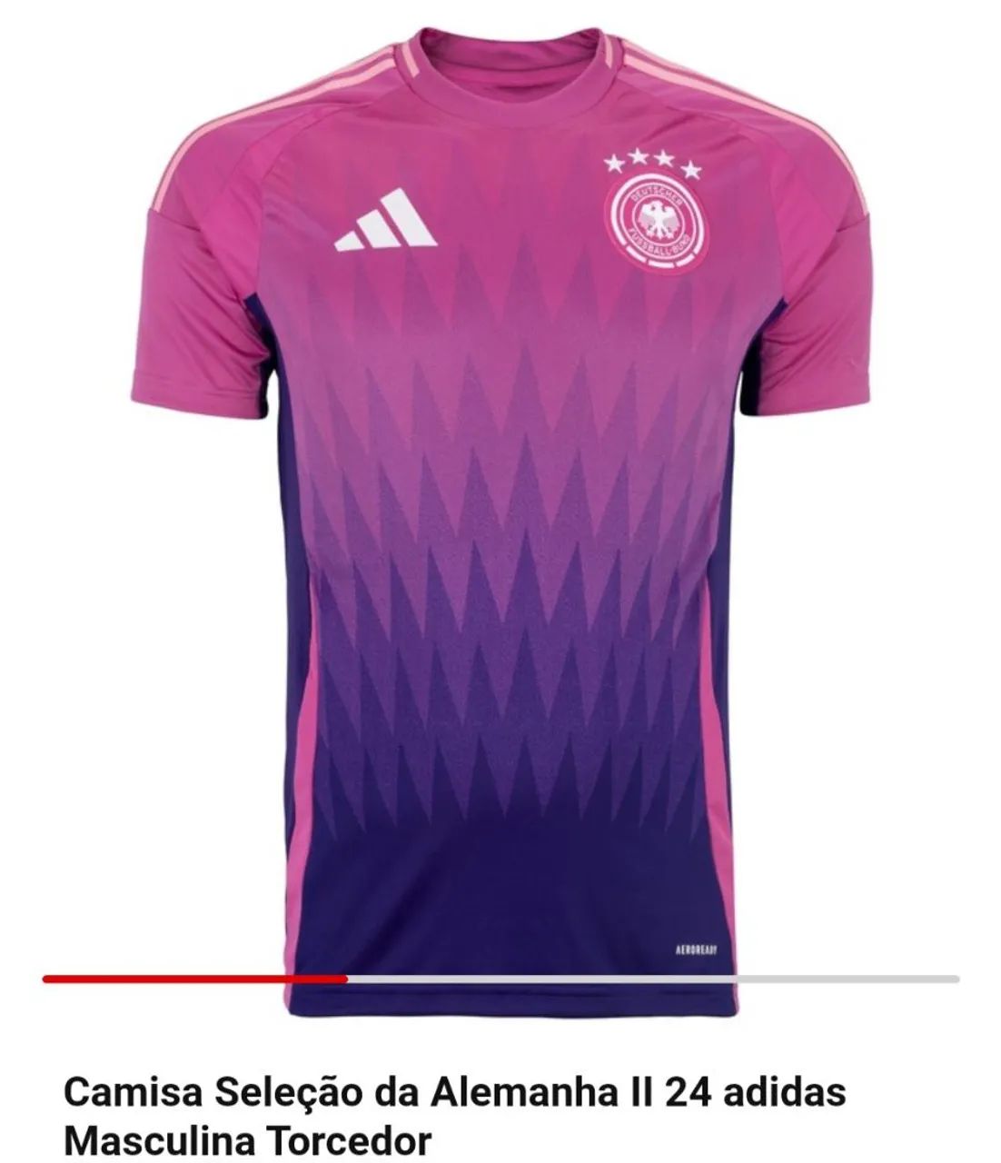 Camisa Adidas Alemanha tamanho P 