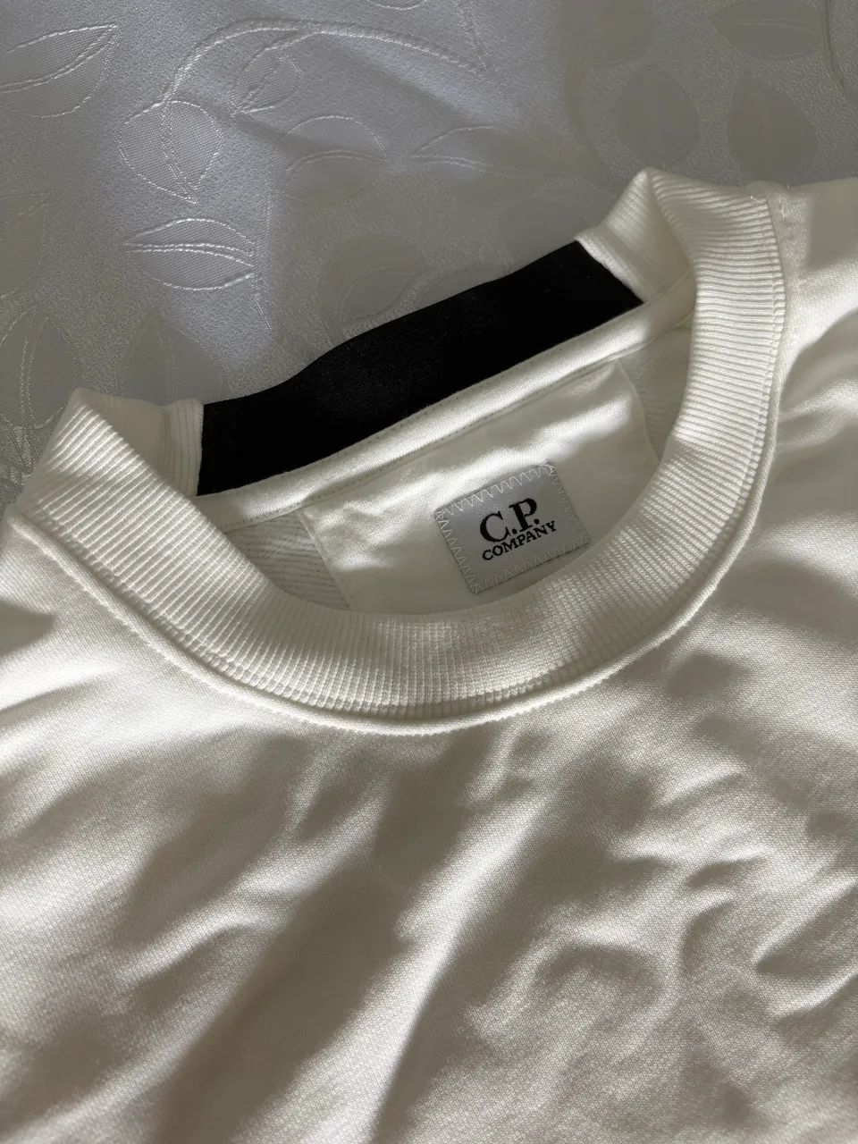 Moletom CP Company Crewneck Sweatshirt Branca - Foto 3