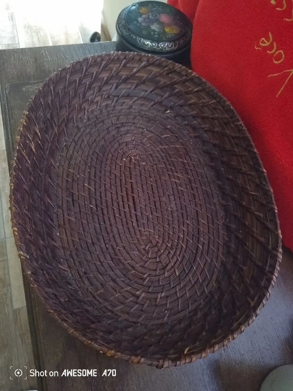 Cesto de bambu 