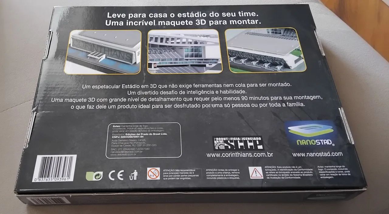 Arena Corinthians Maquete Oficial peças lacradas! - Foto 2