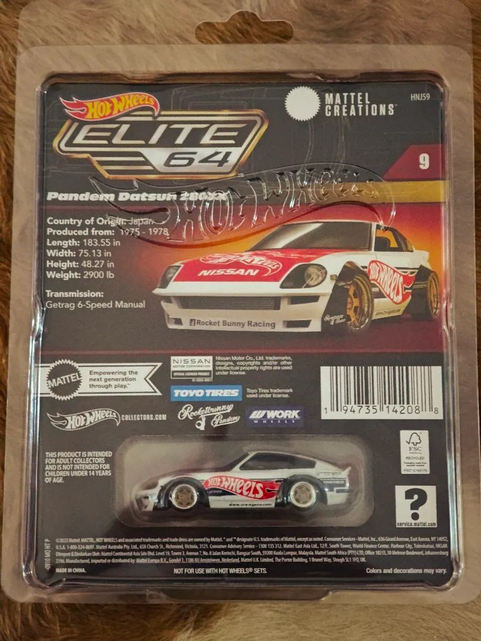 Hot Wheels elite 64 pandem datsun 280zx - Foto 2