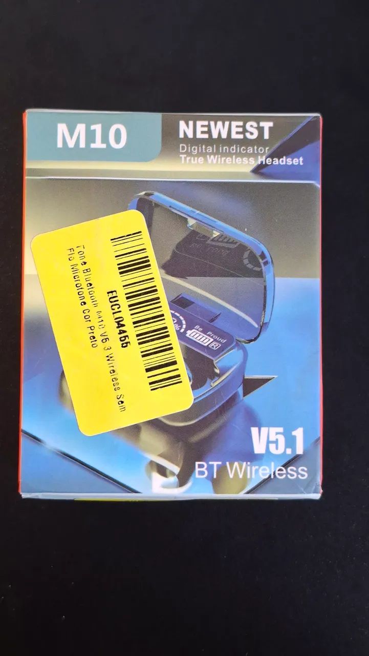 Fone Bluetooth M10 TWS V5.1 Sem Fio com Case e Indicador Digital - Foto 3