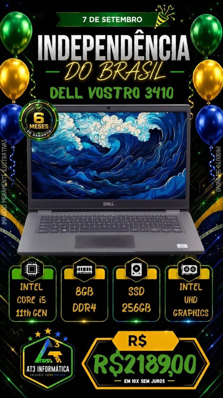 Catálogo de Notebooks Seminovos com Garantia - At3 Informática - Foto 4