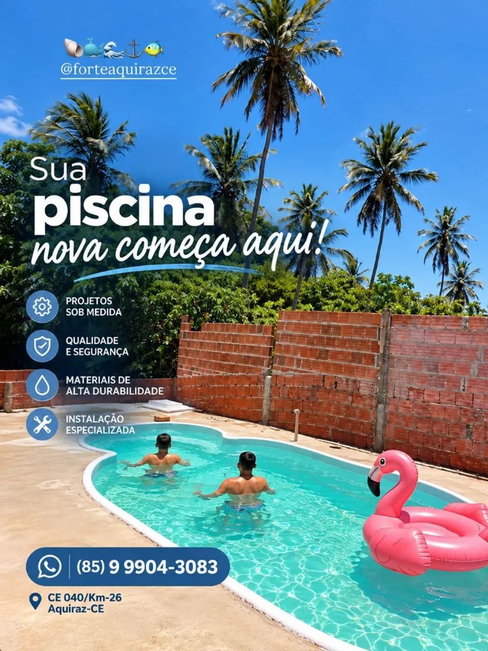 Sua casa merece uma Piscina 