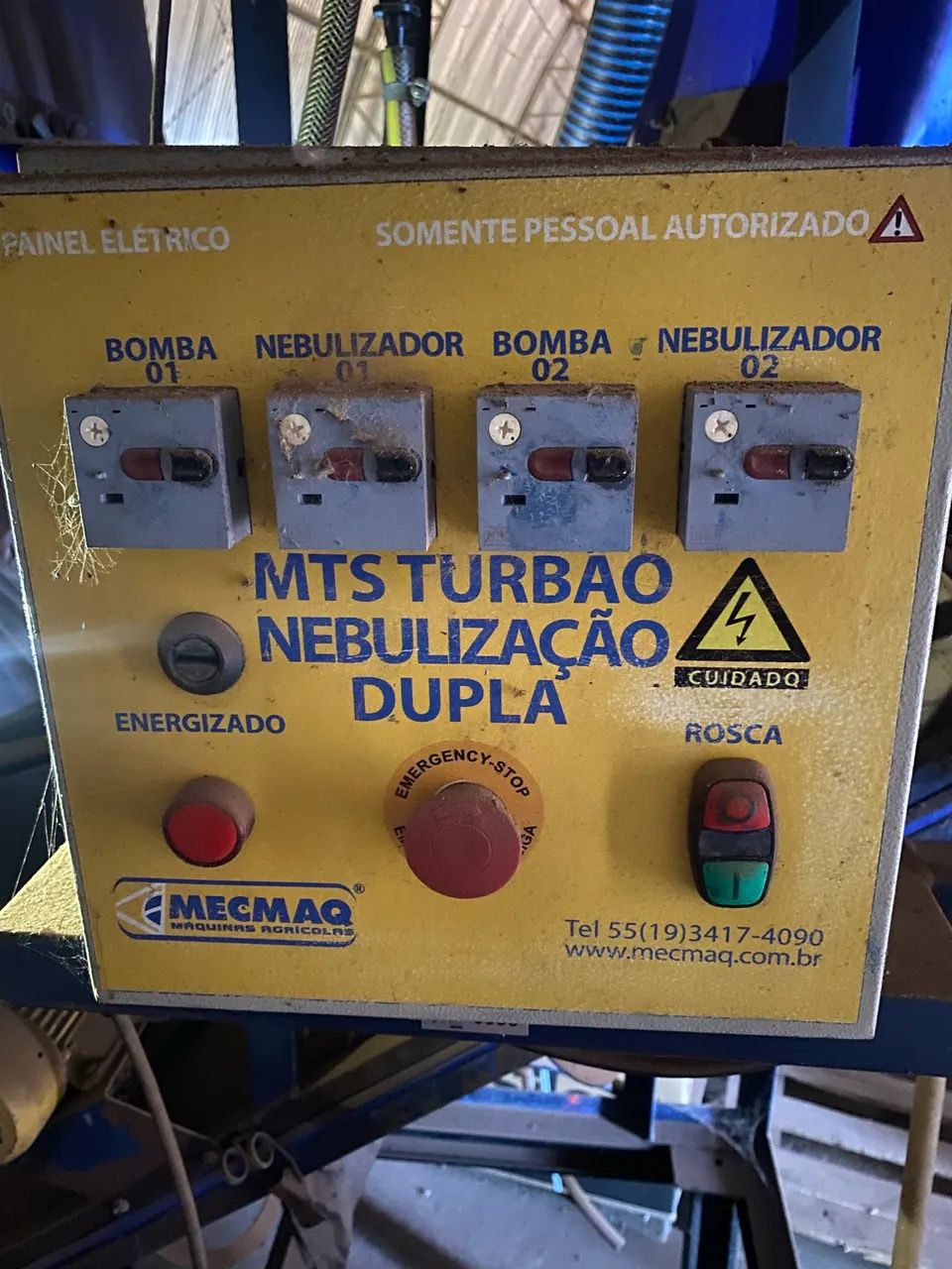 Tratador de semente mecmaq mts turbo