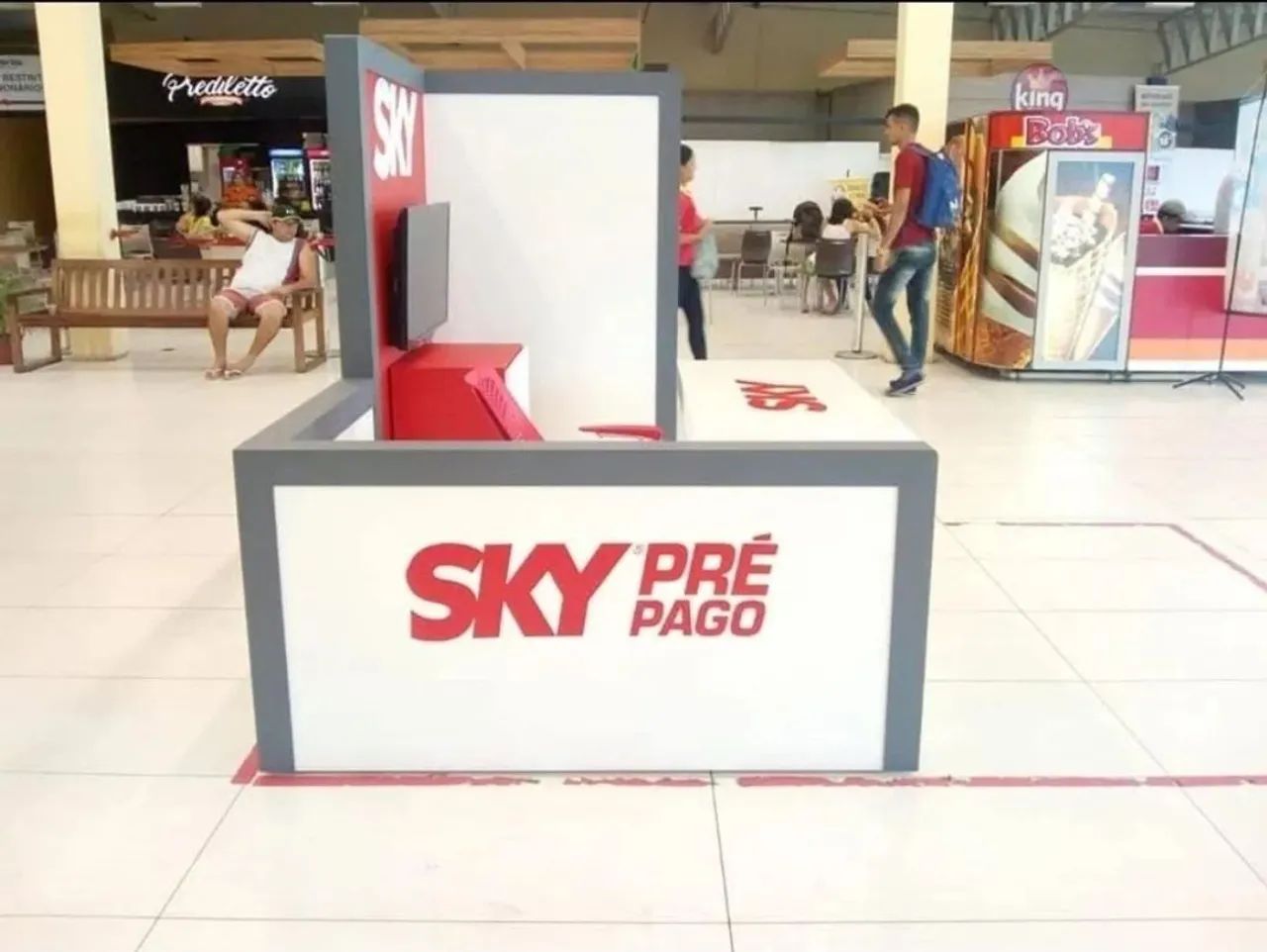 Stand de vendas 