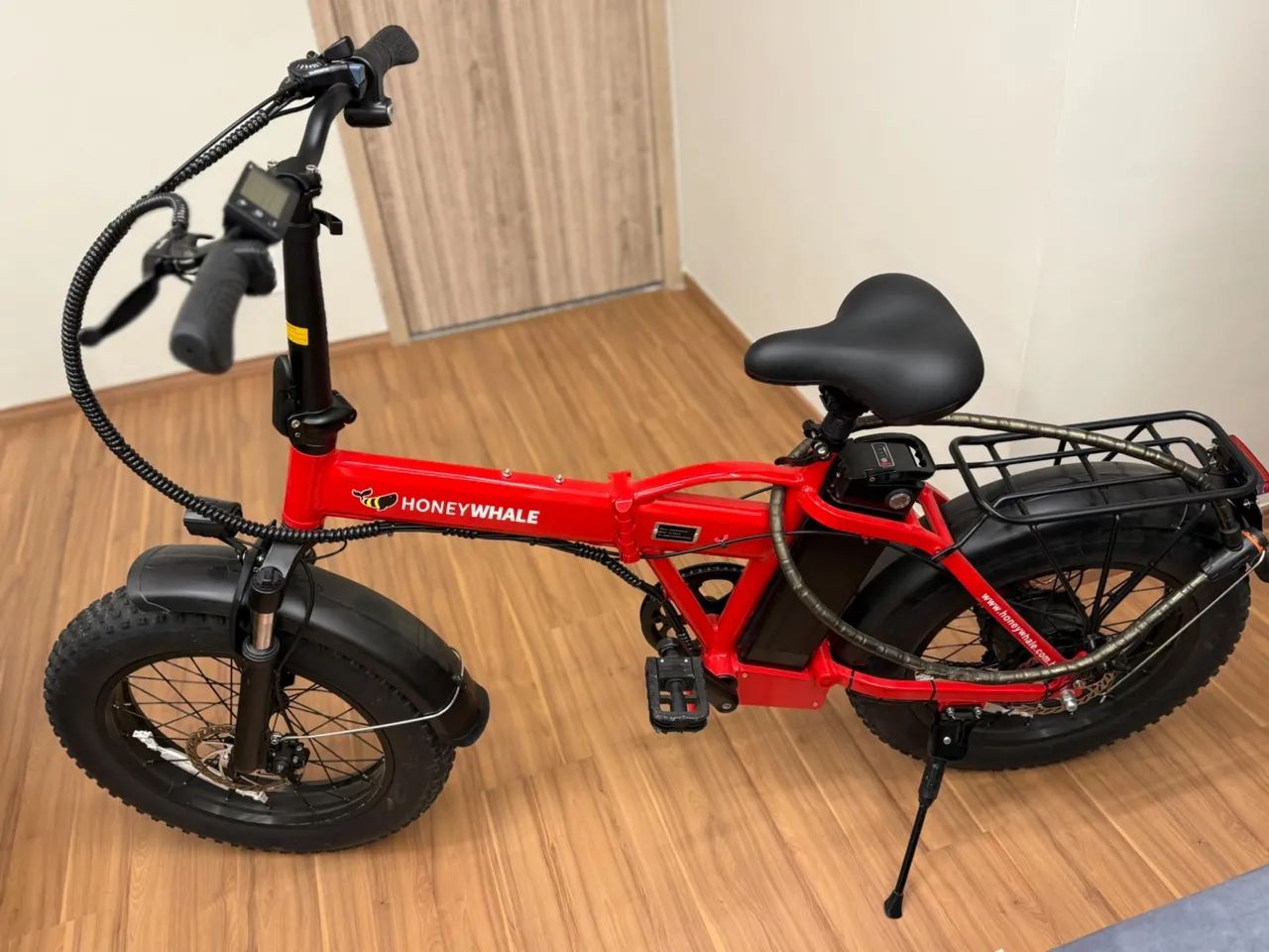 Bicicleta elétrica dobrável 