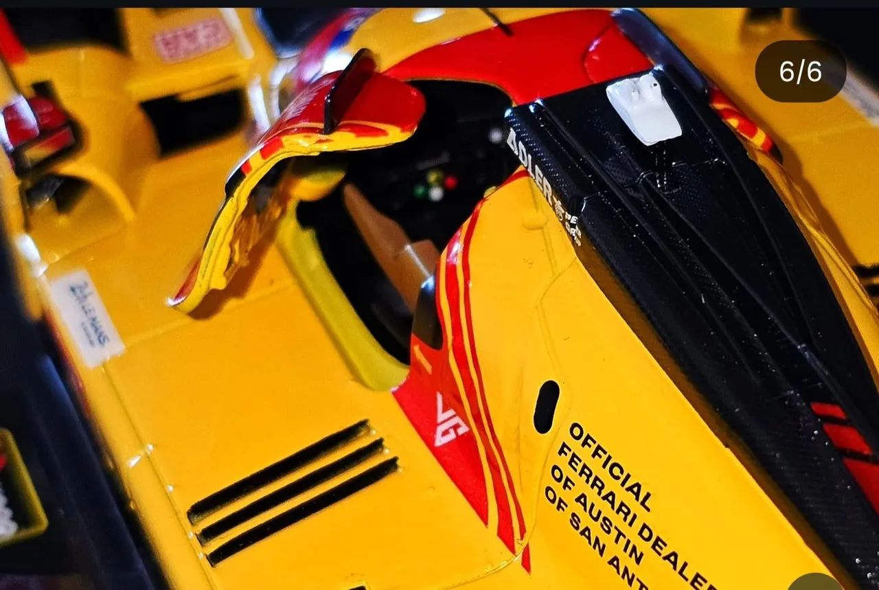 Ferrari 499p - 2024, 1:24 - Autografada (Kubica, Shwartzman e Y.Ye - Foto 4