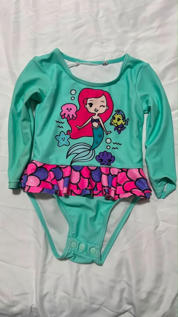 Maiô pequena sereia TAM 01