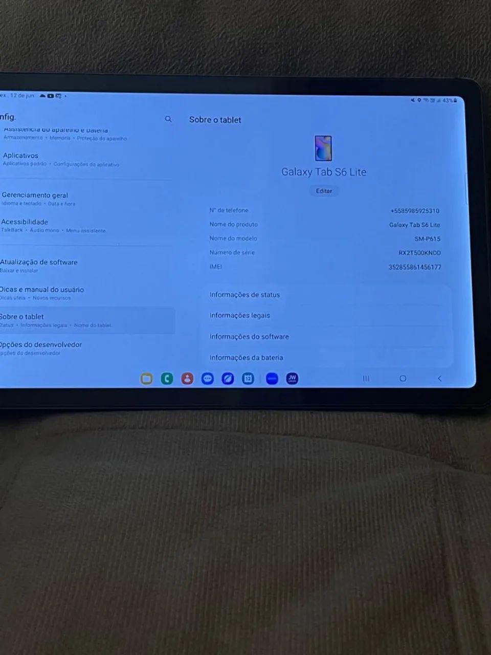 Vendo Samsung tab S6lite  - Foto 2