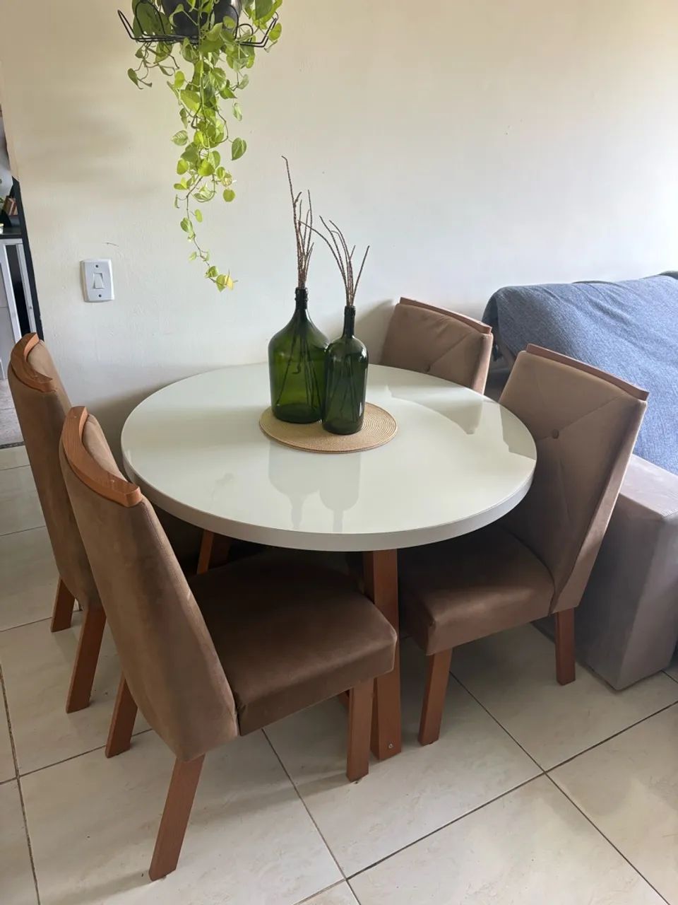 Conjunto de 4 cadeiras impermeabilizadas 