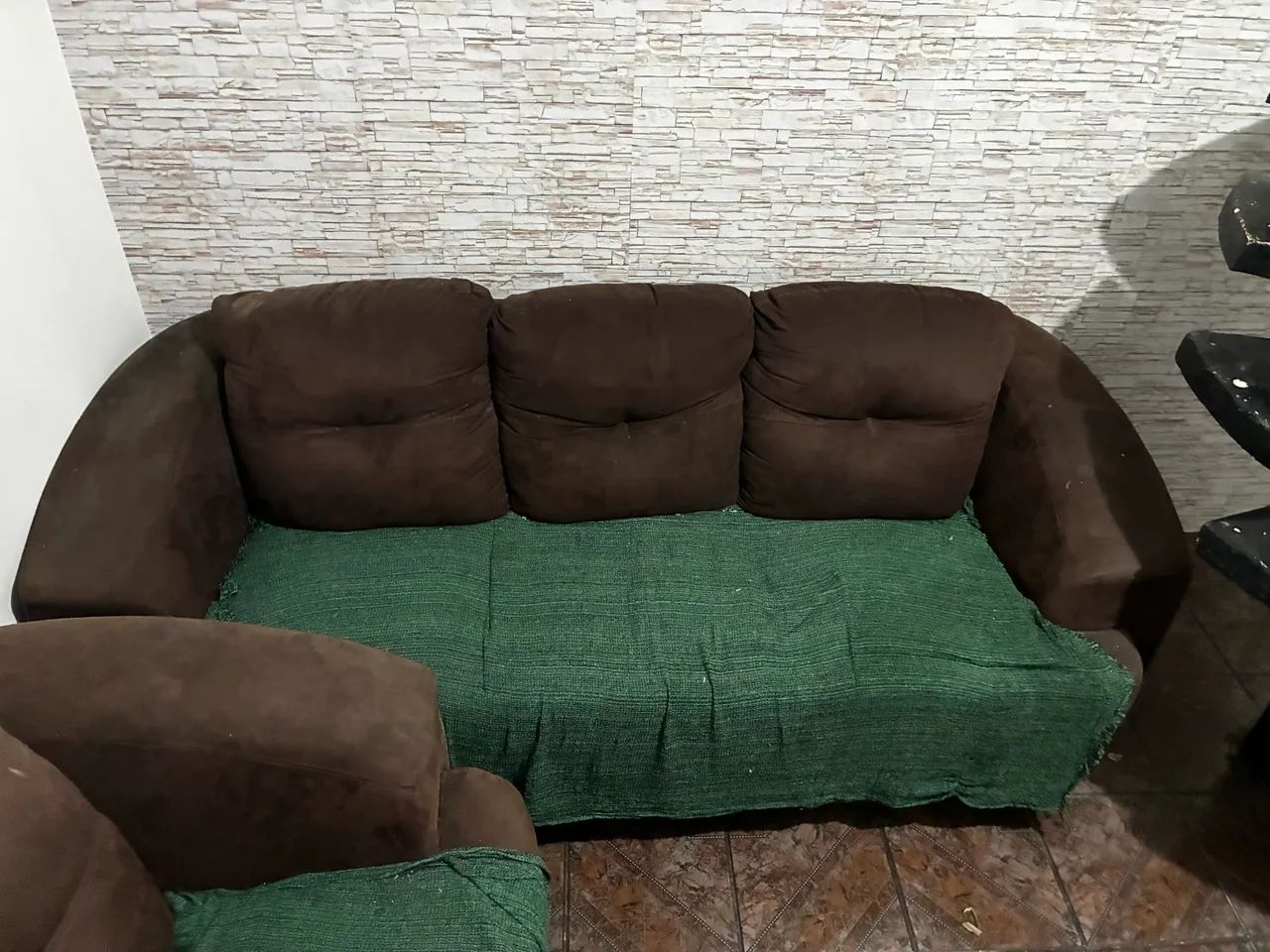 Sofá de canto marrom - ótimo estado de conservação  - Foto 5
